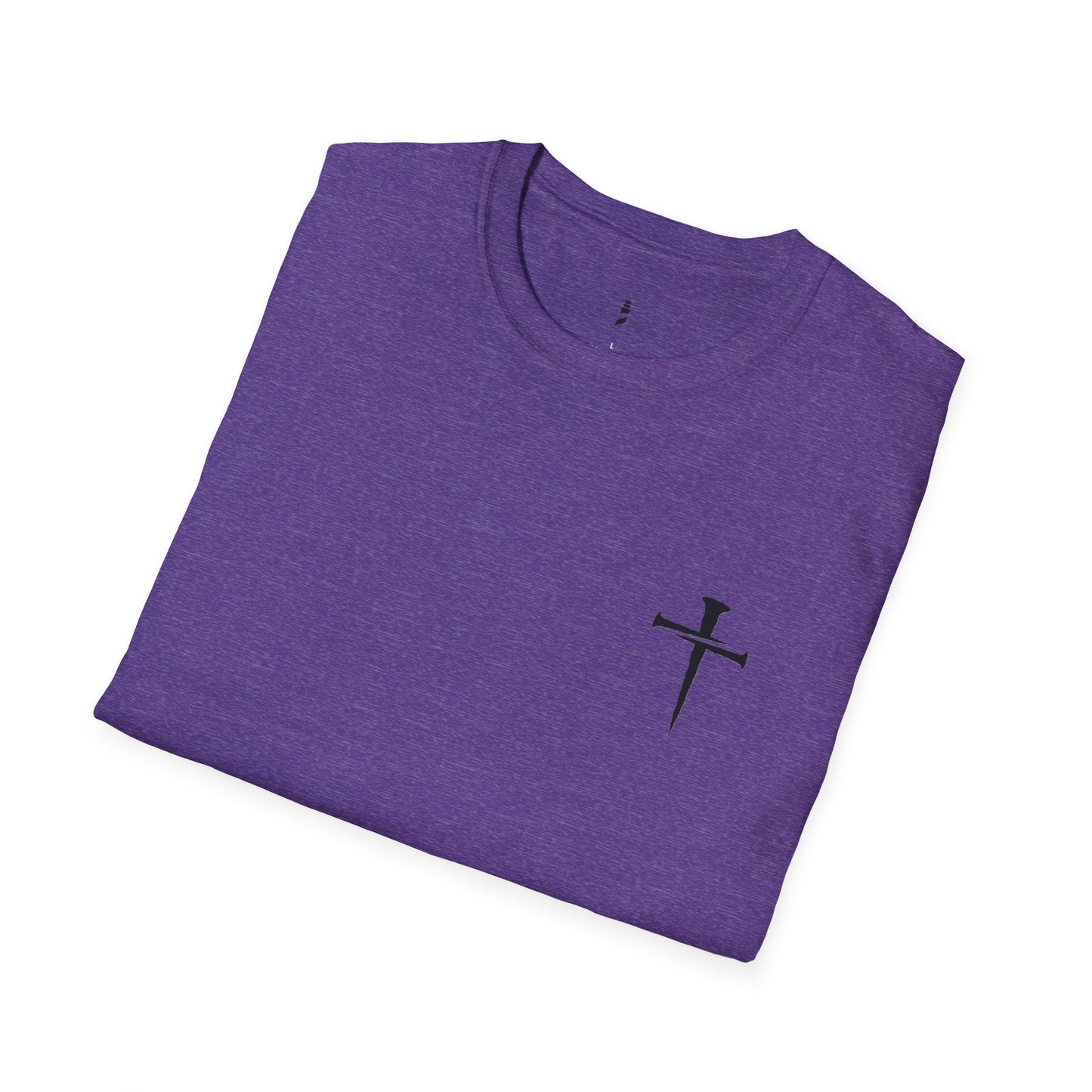 Simple Nail Cross T Shirt Unisex Softstyle for Men or Women