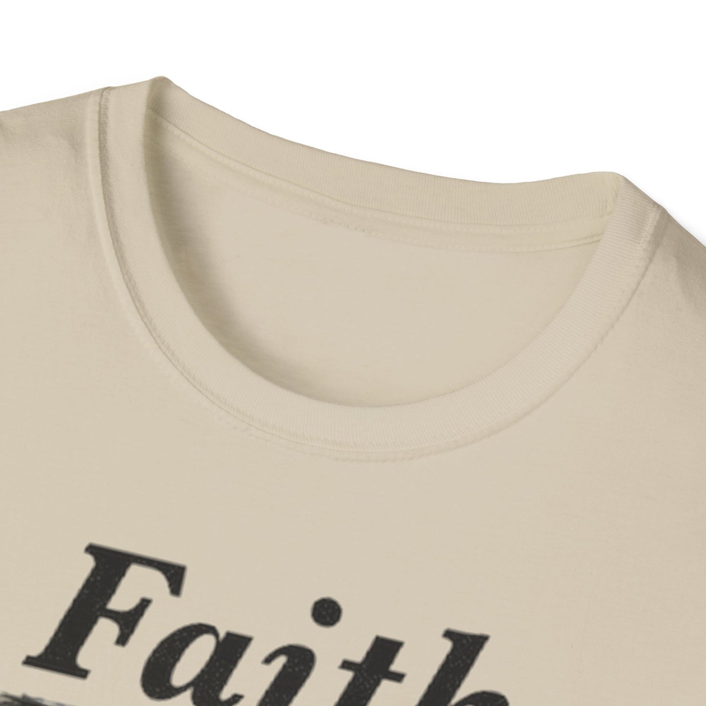 Faith Over Fear Christian Jesus Unisex Softstyle T-Shirt Isaiah 41:10