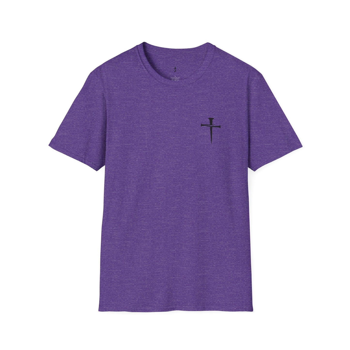Simple Nail Cross T Shirt Unisex Softstyle for Men or Women