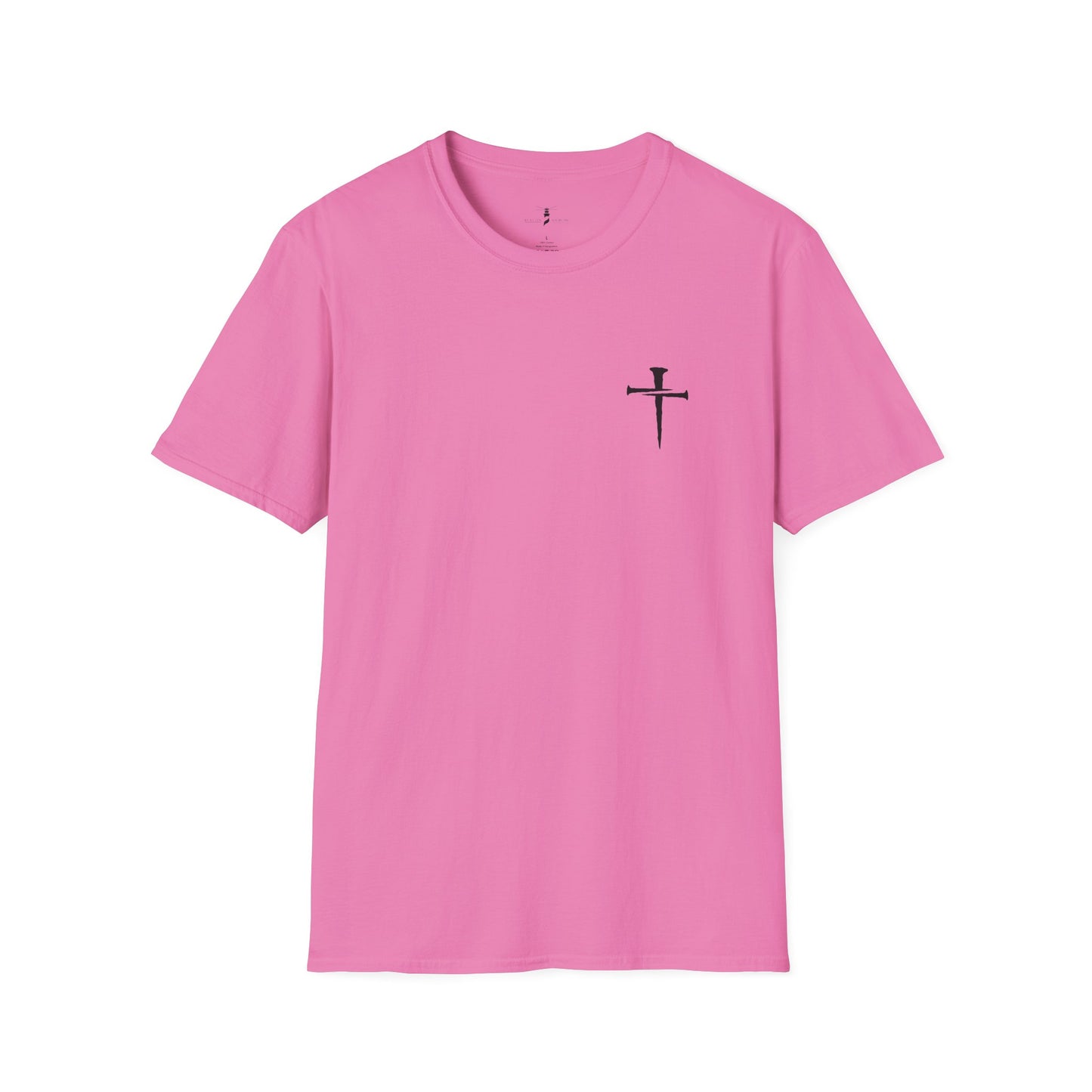 Simple Nail Cross T Shirt Unisex Softstyle for Men or Women