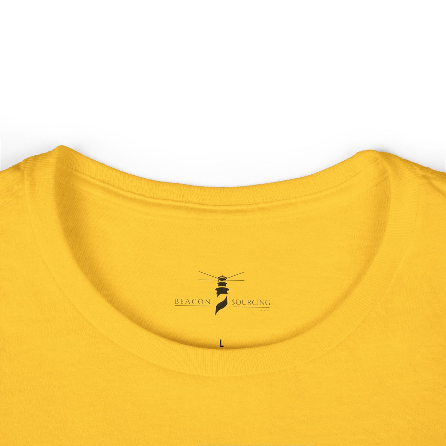 Women's Softstyle Tee with Minimalist Cross Design | Casual Faith-Inspired Shirt