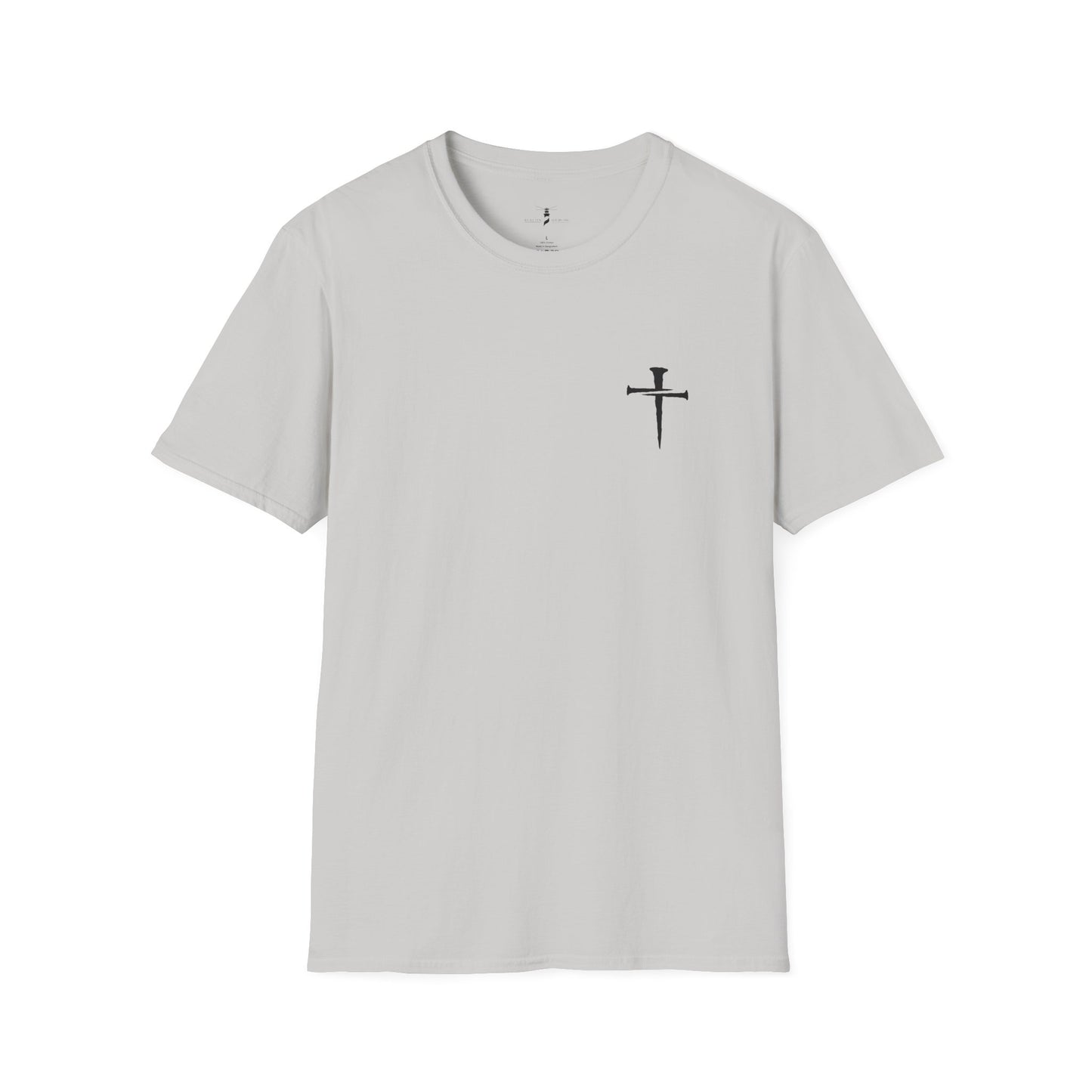 Simple Nail Cross T Shirt Unisex Softstyle for Men or Women
