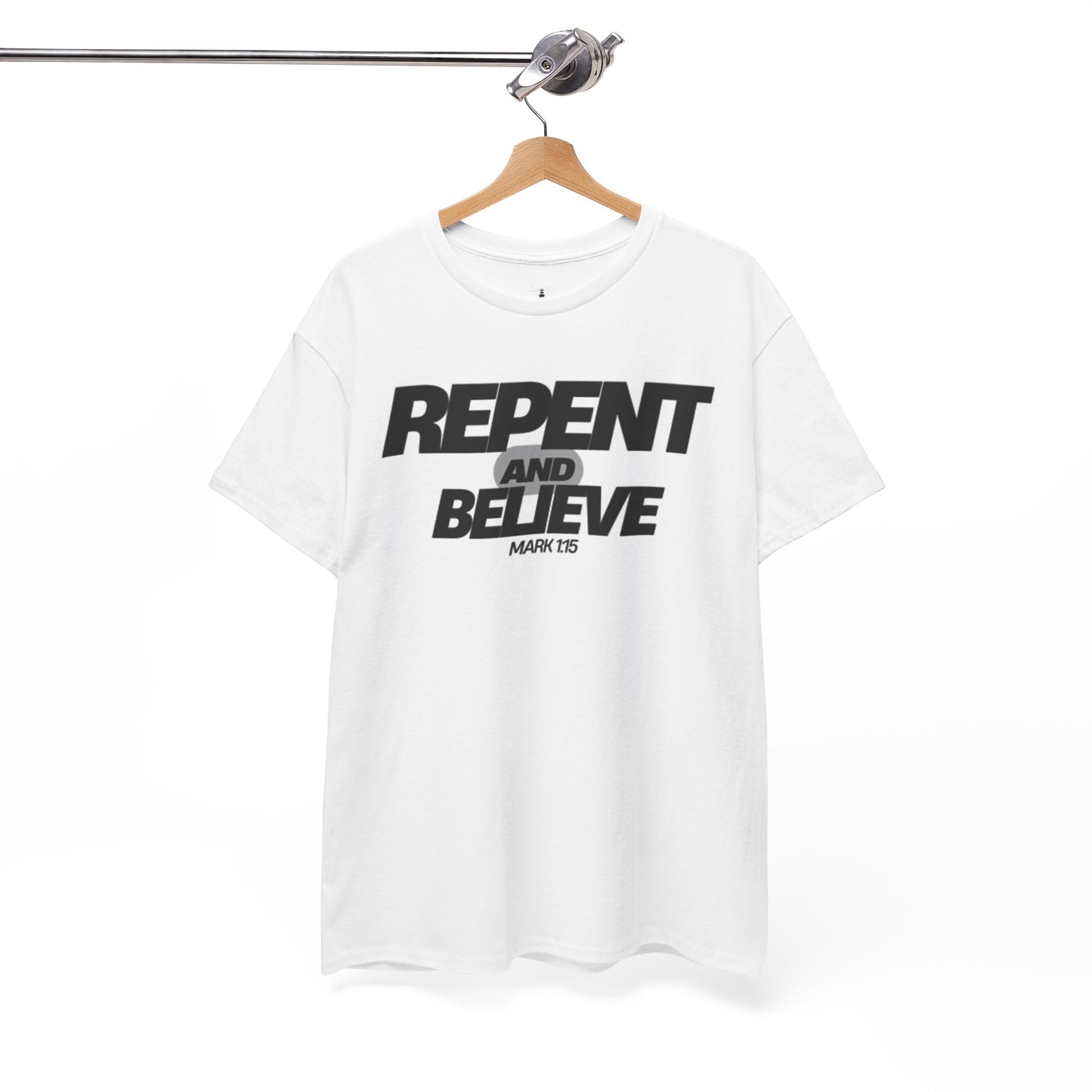 Repent and Believe Unisex Heavy Cotton Tee
