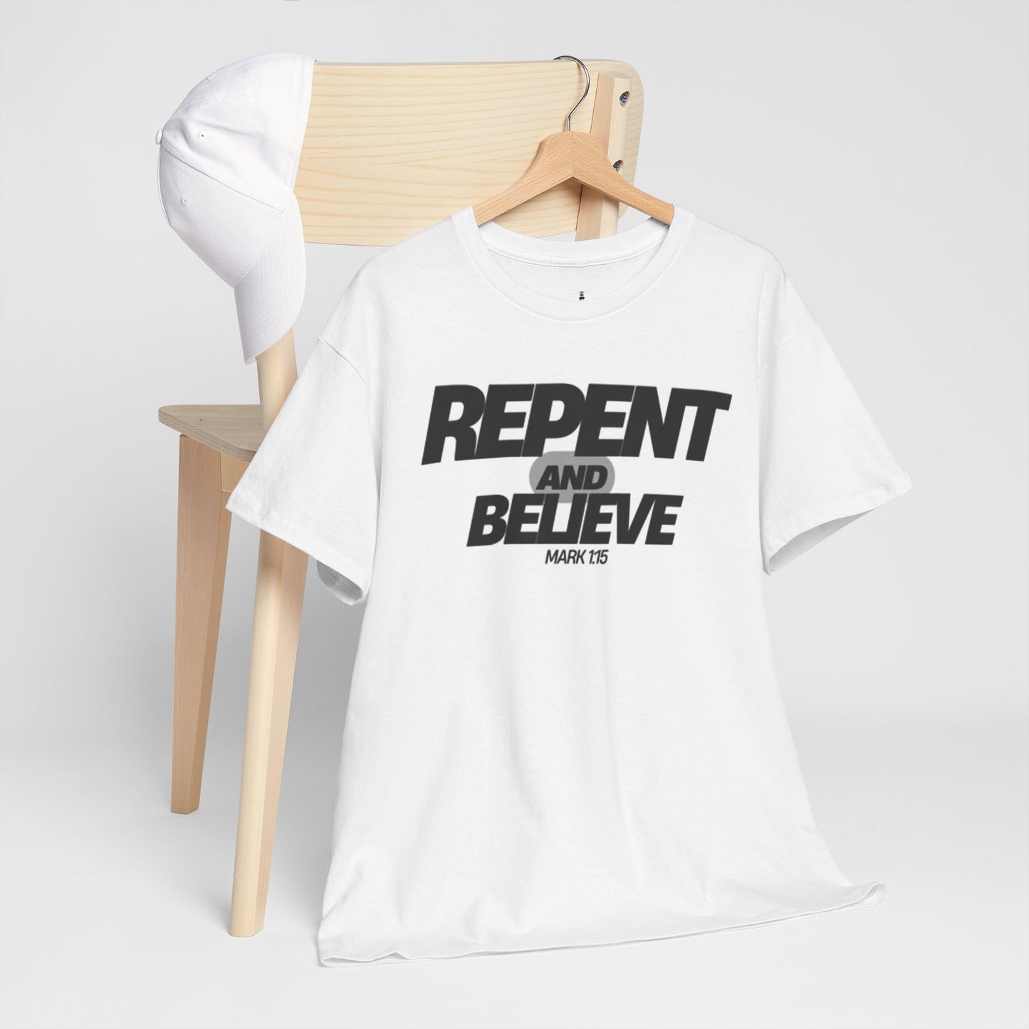 Repent and Believe Unisex Heavy Cotton Tee