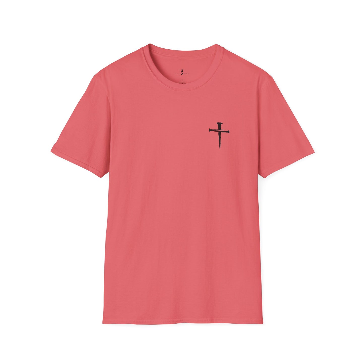 Simple Nail Cross T Shirt Unisex Softstyle for Men or Women