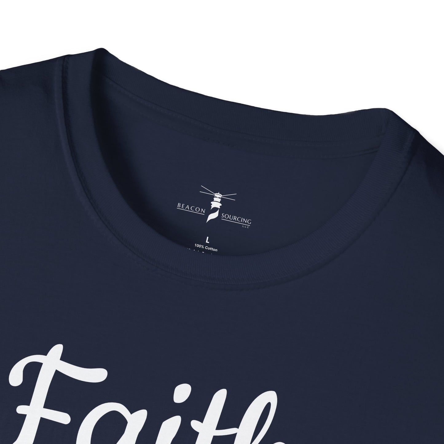 Faith Over Fear Christian Jesus Softstyle Cotton T-Shirt Unisex For Men or Women