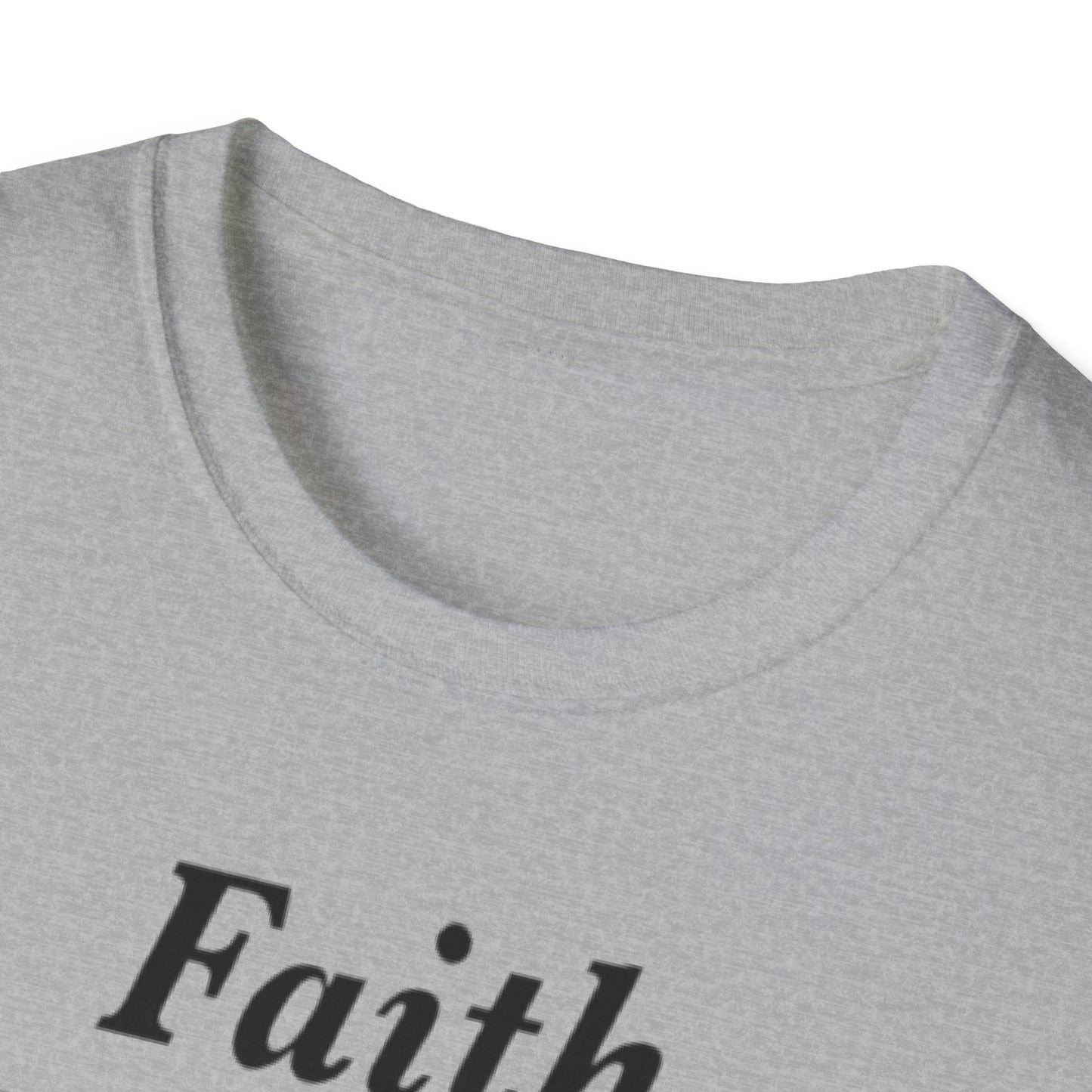 Faith Over Fear Christian Jesus Unisex Softstyle T-Shirt Isaiah 41:10